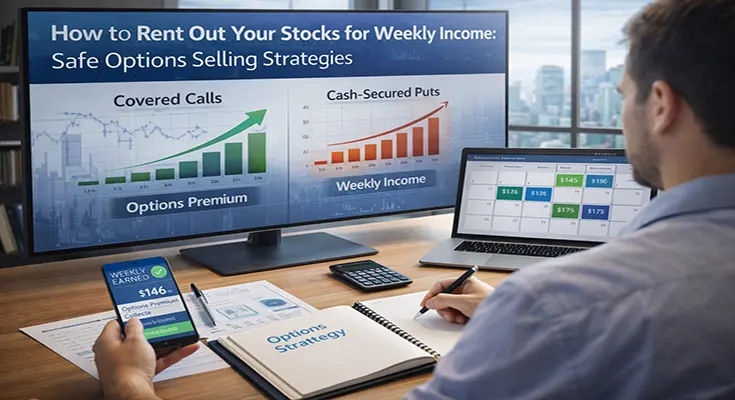 How to Rent Out Your Stocks for Weekly Income: Safe Options Selling Strategies